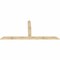 Ekena Millwork Portland Rough Sawn Timber Gable Bracket, Douglas Fir, 108"W x 49"H x 2"D x 6"F, 11/12 Pitch GBW108X49X0206POR00RDF - alternate 3